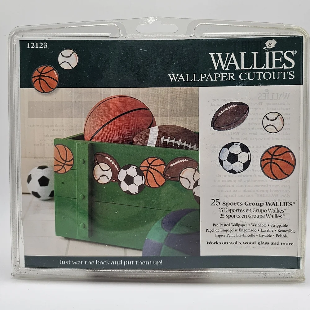 Daisy Kingdom Sports Balls Wallpaper Cut Outs